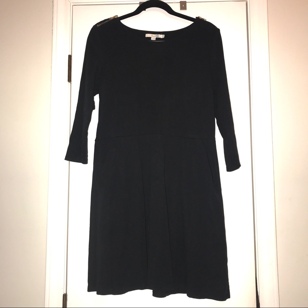 Boden A-Line Black Dress Size 14